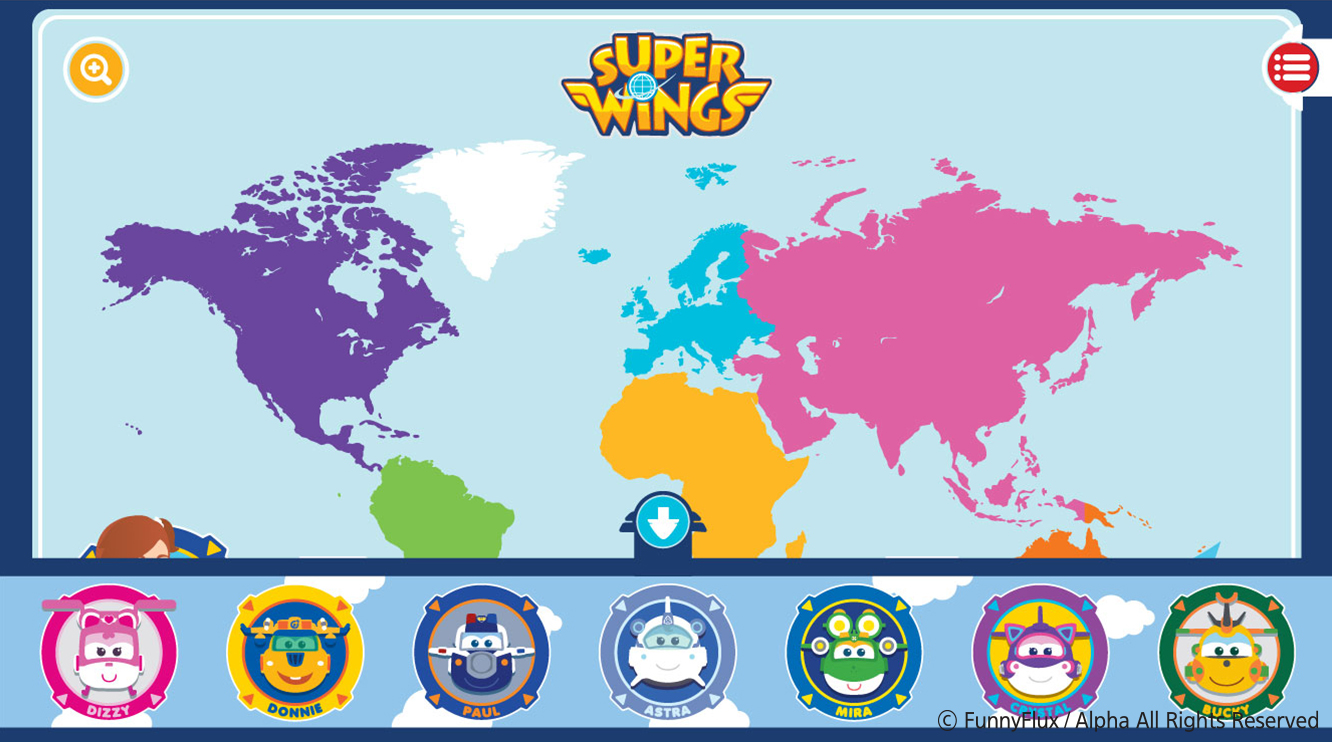 Superwings Screen App