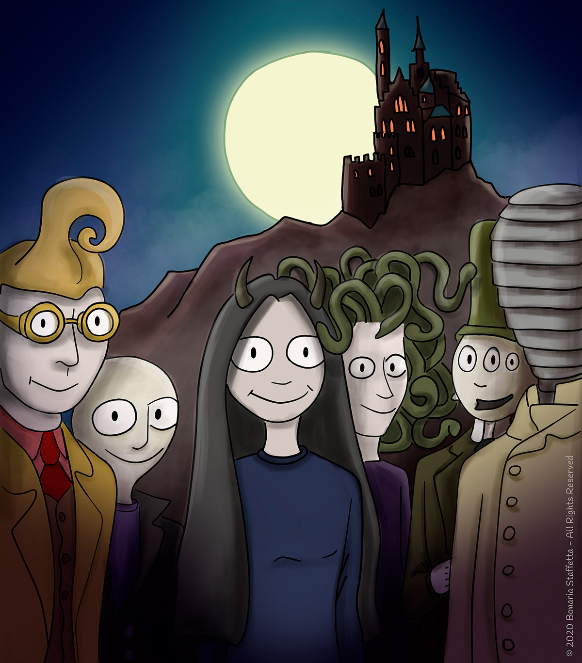 Monstrum family: Characters